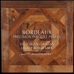Rough Sawn Parquet Flooring panel feat. Bordeaux pattern - OGI