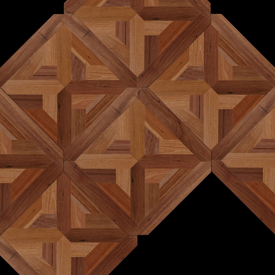canterbury-demure-parquet-vo-fill Parquet Flooring Panel feat. Tiled example of Canterbury Demure pattern in 100% Recycled 'Victorian Origins' Reclaimed Australian Hardwood
